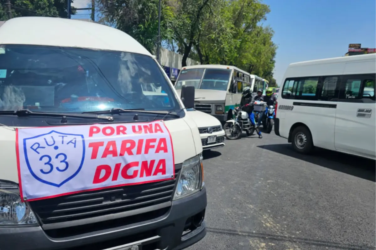 Marcha del mes de julio de transportistas. Foto: POSTA CDMX