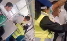 VIDEO | Vendedor de merengues es detenido con violencia en Metro CDMX; usuarios aseguran que no vendía