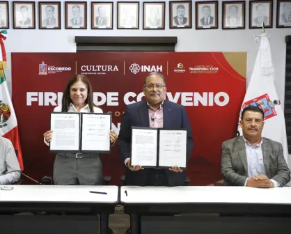 Andrés Mijes renueva convenio con el INAH para preservar la historia y cultura de Escobedo
