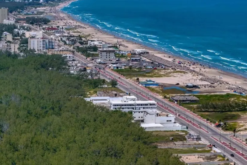 Playa Miramar, máximo destino turístico de Tamaulipas, es el escenario de este caso de maltrato animal. Foto: Axel Hassel