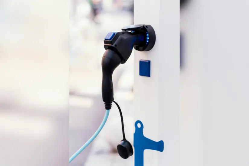 Cargador para autos eléctricos. Foto: Freepik 