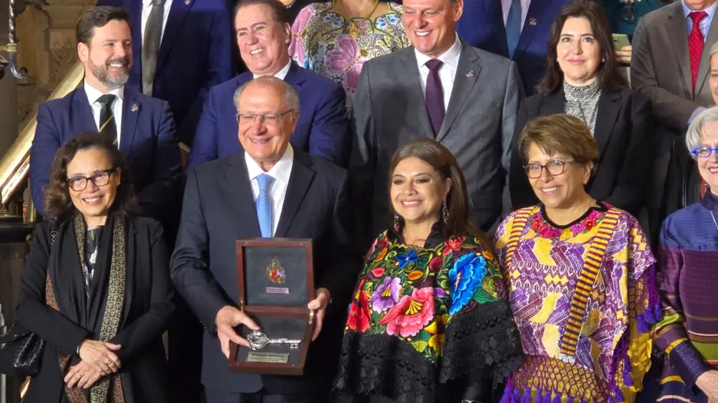 CDMX abre sus puertas a Brasil: Clara Brugada entrega las llaves de la ciudad a Geraldo Alckmin