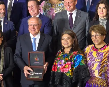 CDMX abre sus puertas a Brasil: Clara Brugada entrega las llaves de la ciudad a Geraldo Alckmin
