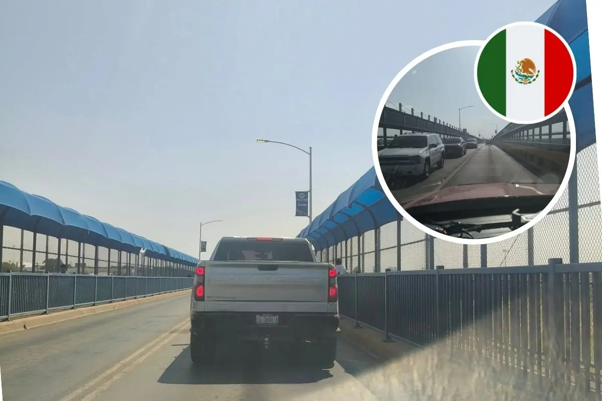 Así se ve el cruce internacional en Piedras Negras que conecta con Eagle Pass / Foto: Takajashiy Gabiy | Myriam Rodriguez | Canva