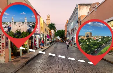 Cómo ir de la Plaza Grande al Paseo de Montejo en Mérida por la ruta más rápida