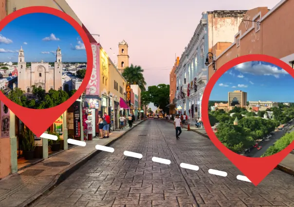 Cómo ir de la Plaza Grande al Paseo de Montejo en Mérida por la ruta más rápida