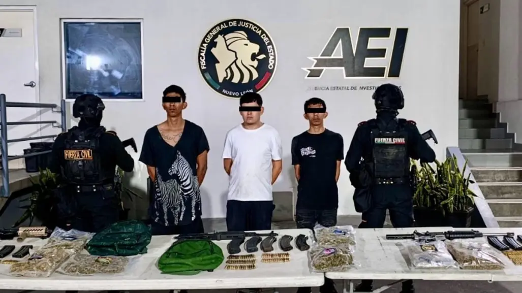 Detienen a tres hombres armados en la colonia Independencia