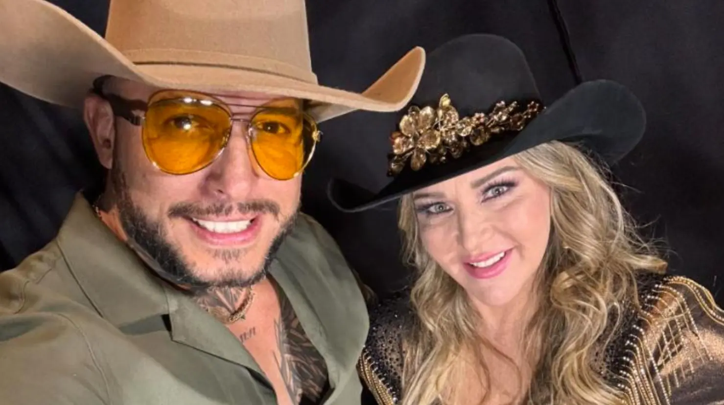 Alicia Villarreal apenas el martes confirmó su relación con Cibad Hernández tras su reciente divorcio con Cruz Martínez. Foto. Cibad Hernández.