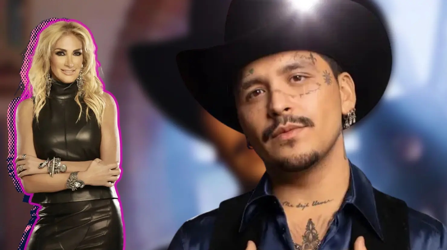 Adela Micha aseguró que el encuentro que tuvo con Christian Nodal se dio de forma voluntaria por el propio cantante. Foto. Canva.