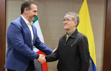 Adrián de la Garza promueve inversión y cultura durante encuentro con Embajador de Colombia