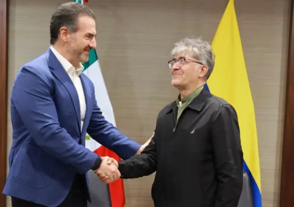 Adrián de la Garza promueve inversión y cultura durante encuentro con Embajador de Colombia