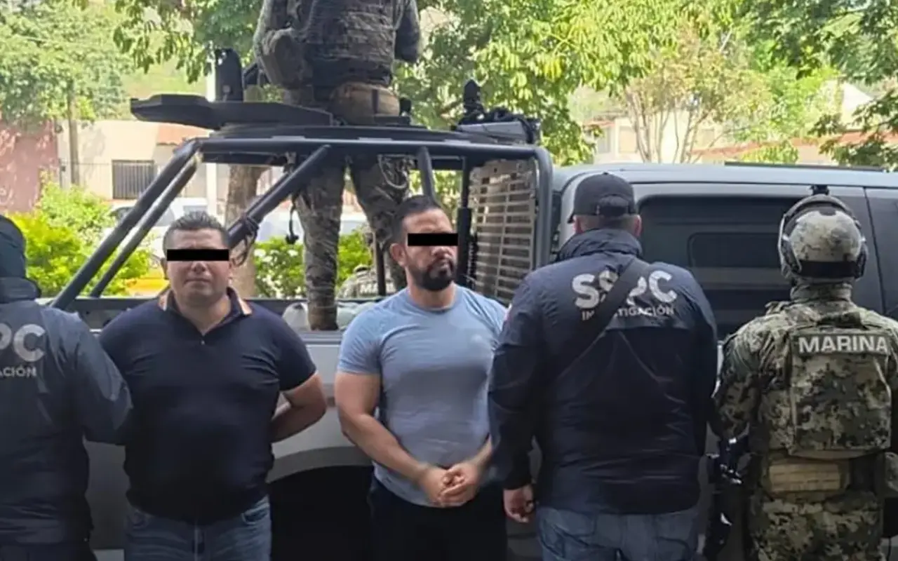 Ulises N durante su detención. Foto: Secretaría de Seguridad y Protección Ciudadana