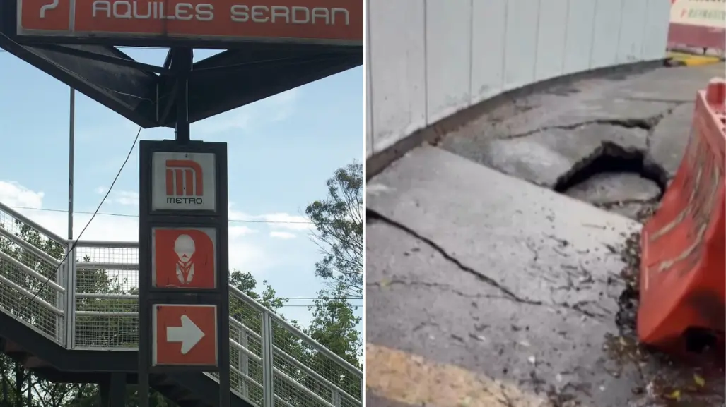 Este acceso de la estación Aquiles Serdán del Metro CDMX estará cerrado hasta nuevo aviso