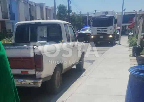 Hallan a bebé sin vida en camión recolector de basura en Escobedo