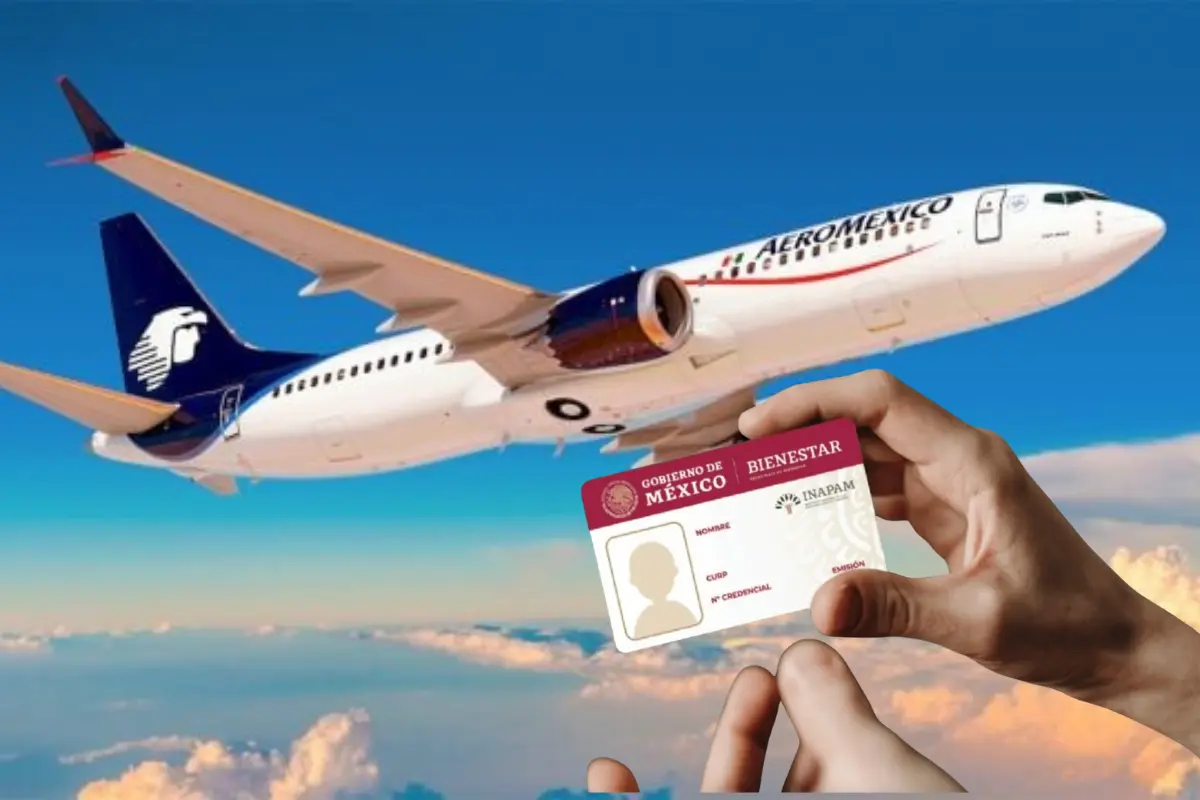 Aeroméxico es una de las pocas aerolíneas que ofrecen descuento con la tarjeta de INAPAM. Foto: Aeroméxico | INAPAM