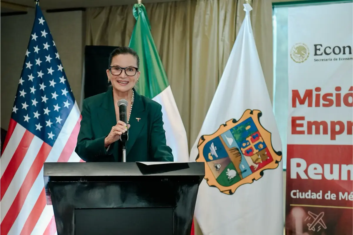 En una misión comercial con empresas de Estados Unidos y Canadá, la secretaria de Economía, Ninfa Cantú Deándar, promovió las fortalezas de Tamaulipas. Foto: Ramón Sánchez