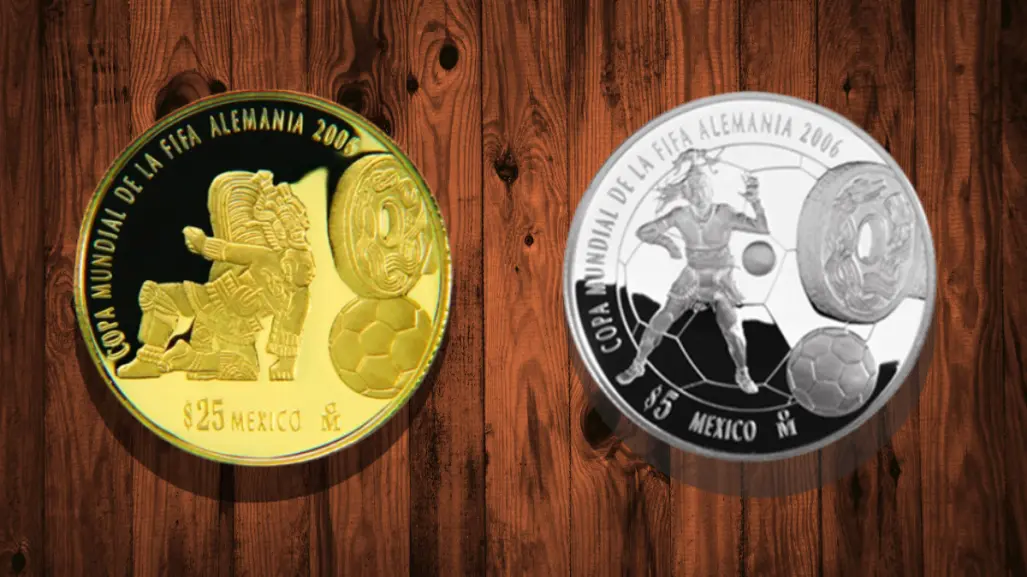 La moneda conmemorativa del Mundial 2006 que puede costar hasta 12 mil pesos