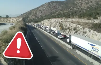 Carretera 57 cerrada en Coahuila y Nuevo León: lo que debes saber del bloqueo en Los Chorros