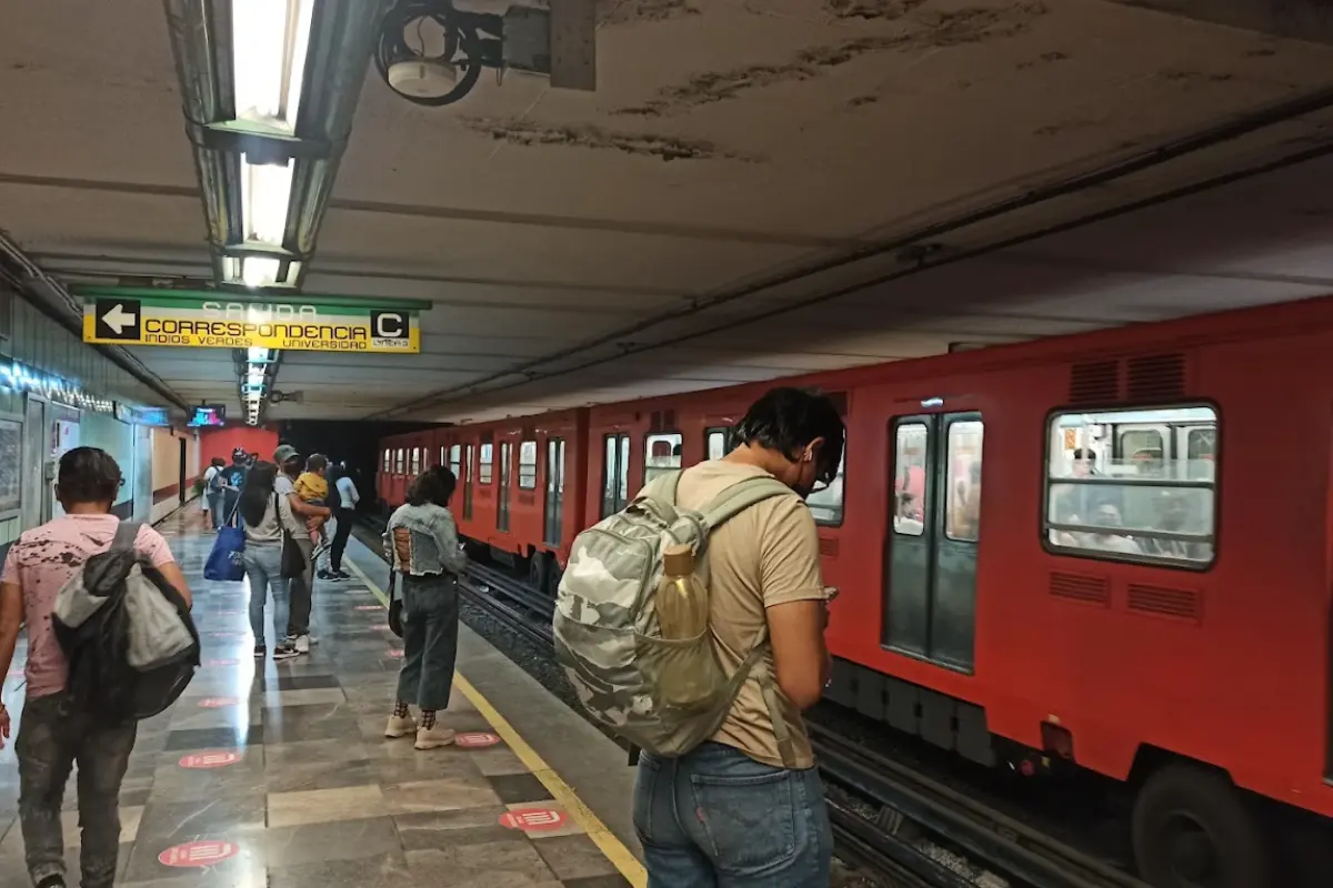 El Metro de la CDMX. Foto: Maps Oscar Frías