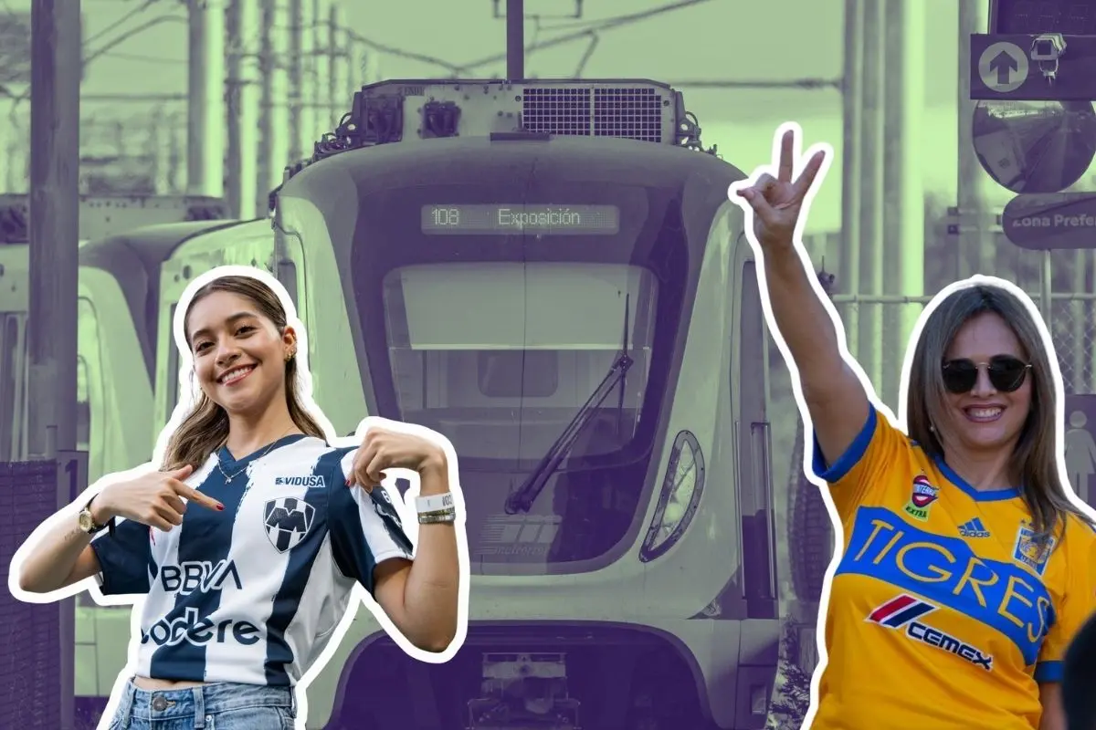 Metrorrey te acerca a vivir la pasión del futbol a los estadios de Rayados y Tigres. Foto: Facebook Rayados / Facebook Club Tigres / Canva