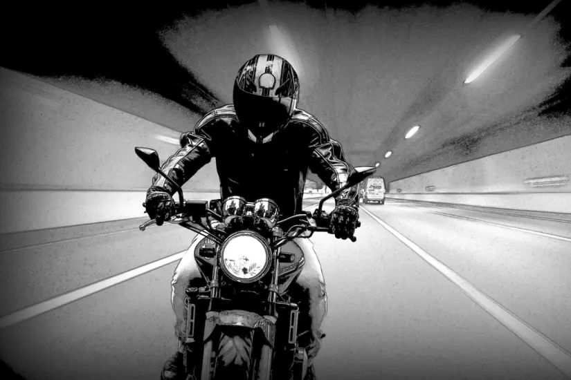 Motociclista en alguna parte de la CDMZ. Foto: Canva