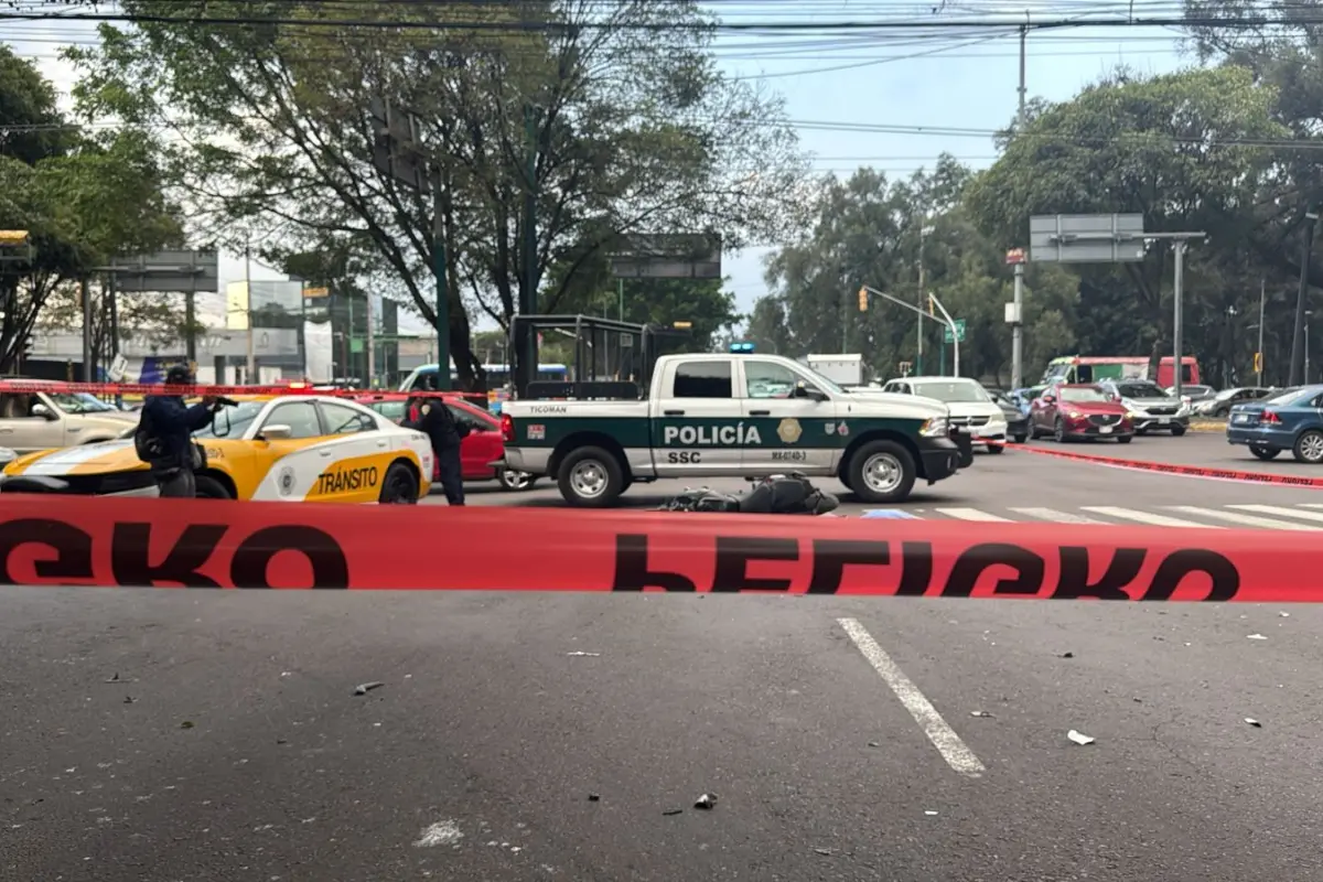 Así quedaron las vialidades afectadas tras accidente. Foto: Ramón Ramírez