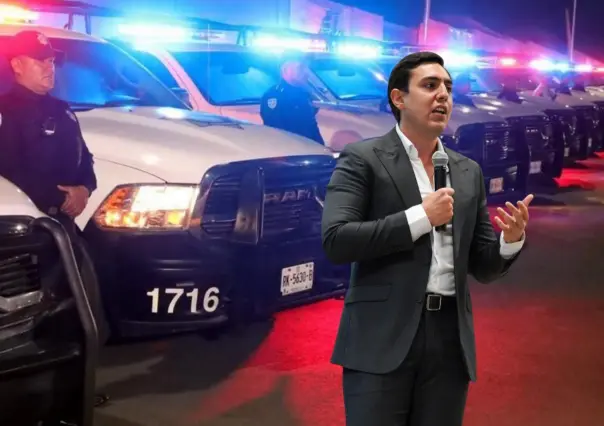 César Garza Arredondo entrega 80 unidades nuevas a la policía de Apodaca