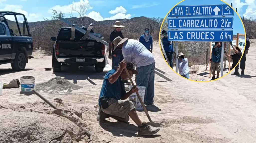 Tras denuncias ciudadanas, instalan letreros en los accesos a playas de La Paz