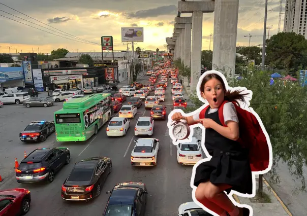 Regreso a clases en Nuevo León: alertan por incremento de tráfico en el Área Metropolitana