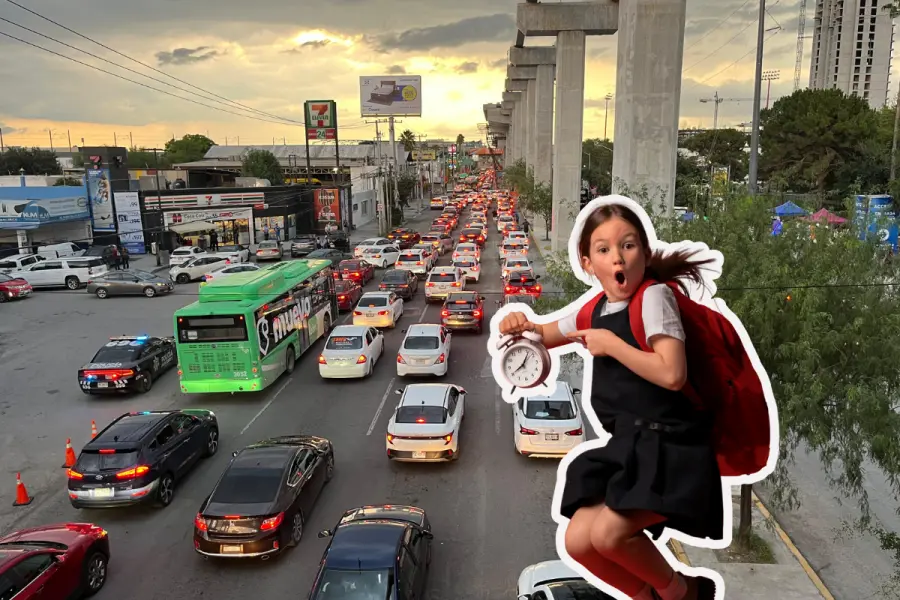 Regreso a clases en Nuevo León: alertan por incremento de tráfico en el Área Metropolitana
