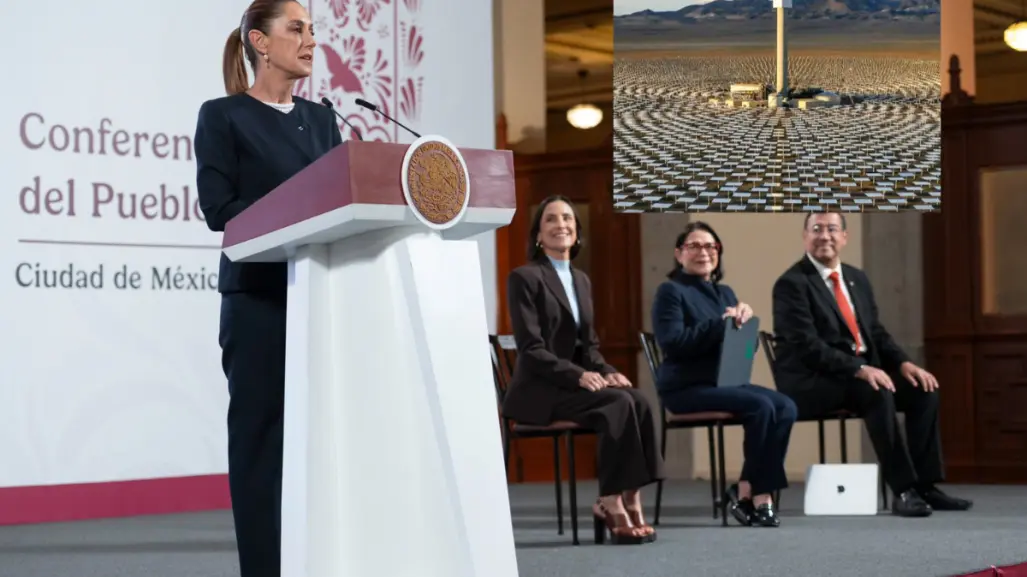Se invertirán 800 millones de dólares para dos plantas termosolares en BCS: Claudia Sheinbaum