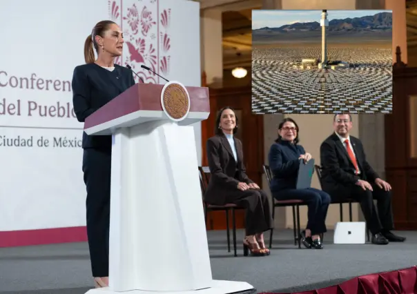 Se invertirán 800 millones de dólares para dos plantas termosolares en BCS: Claudia Sheinbaum