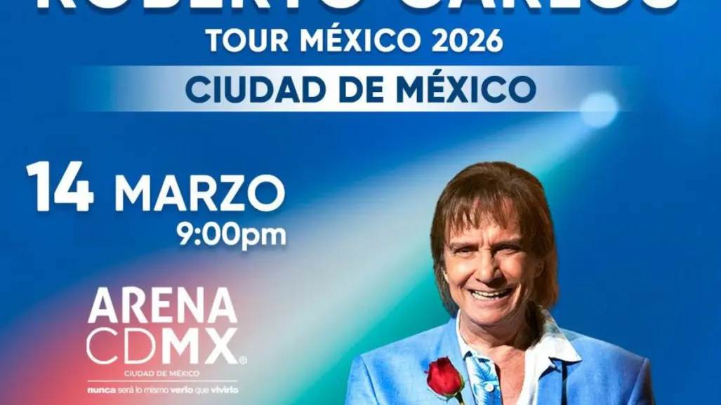 Roberto Carlos con todo su romanticismo volverá a CDMX en 2026 aquí en POSTA los detalles