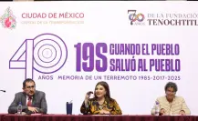A 40 años del sismo de 1985, la CDMX honra a víctimas y héroes anónimos