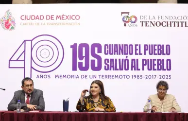 A 40 años del sismo de 1985, la CDMX honra a víctimas y héroes anónimos