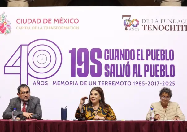A 40 años del sismo de 1985, la CDMX honra a víctimas y héroes anónimos