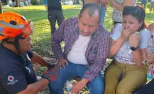 Policía de Guadalupe rescata a familia en incendio de Paseo Amberes