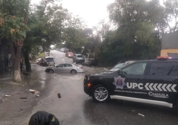 Lluvia deja diversas afectaciones en Saltillo; Protección Civil descarta heridos