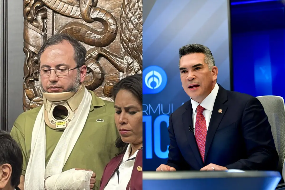 Emiliano González González y Alejandro Alito Moreno Foto: X(Twitter) @senadomexicano/@alitomorenoc