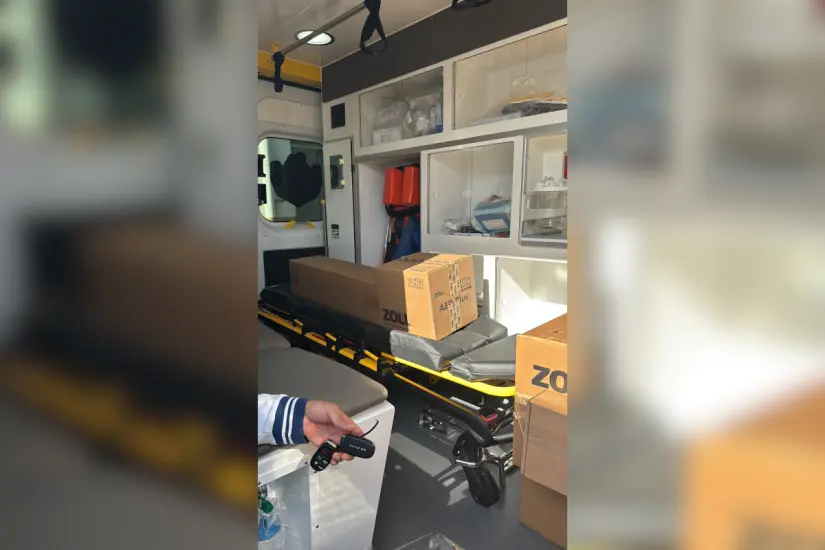 Las ambulancias están completamente equipadas. Foto: ISSSTE Tamaulipas