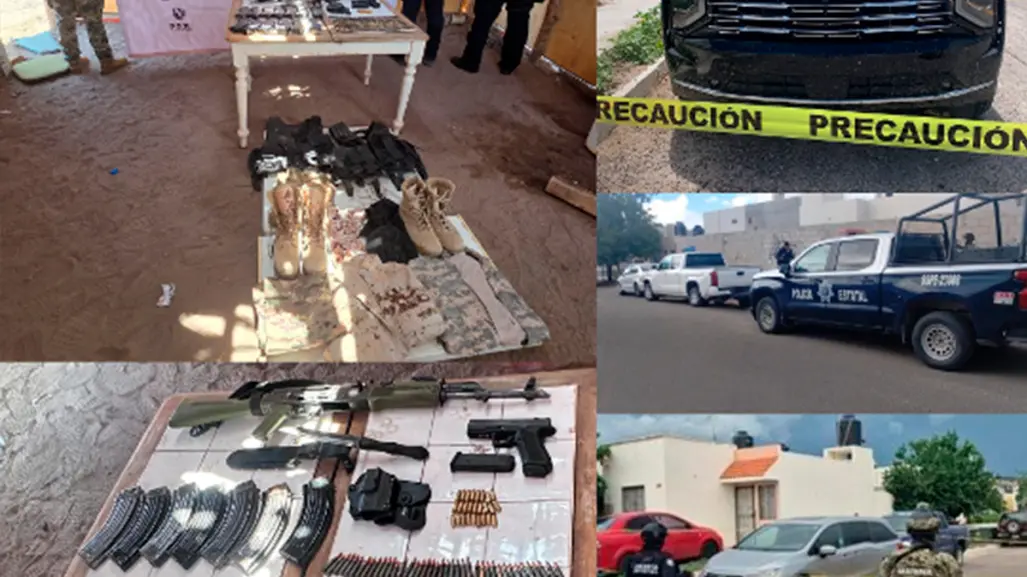 Aseguran armas y vehículos en Loreto y La Paz
