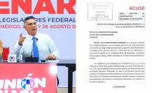 Alito Moreno presenta denuncia contra Noroña tras riña en el Senado