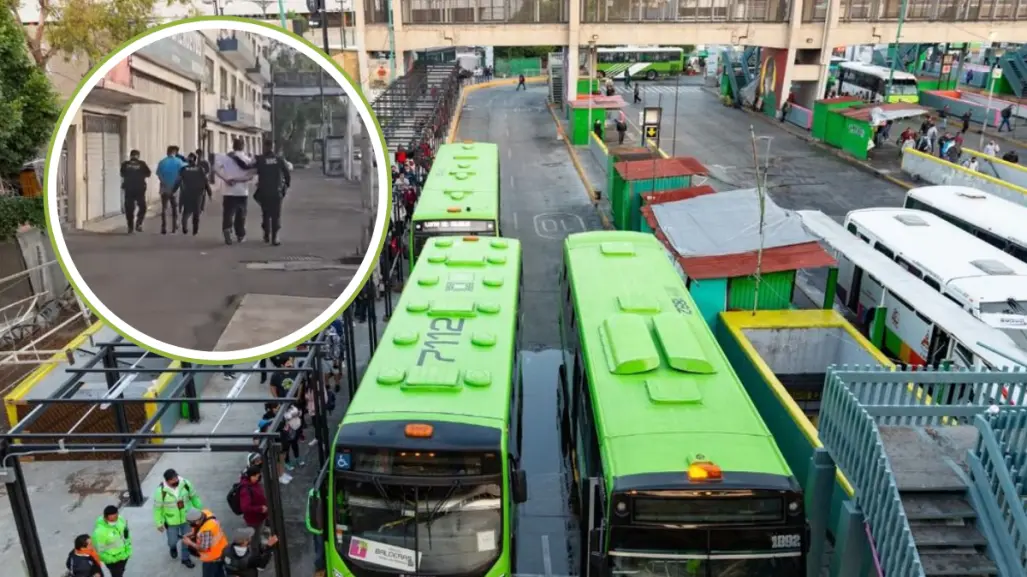 Escándalo en Metro Pantitlán: hombre lanza orines a transeúntes y es detenido