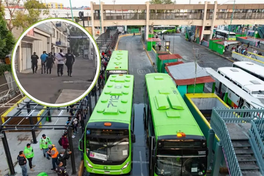 Escándalo en Metro Pantitlán: hombre lanza orines a transeúntes y es detenido