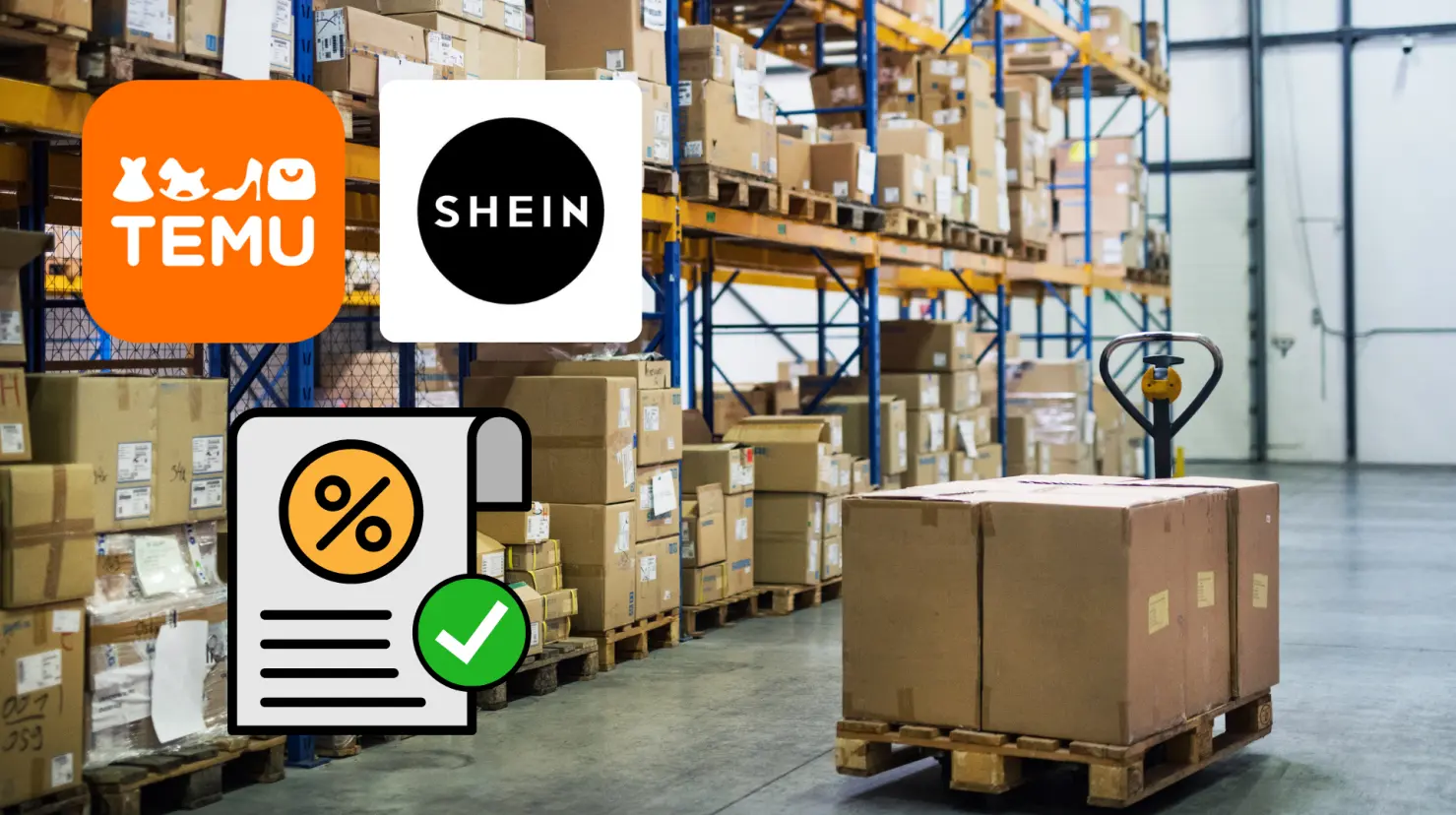 Estados Unidos elimina la exención de 800 dólares para importaciones. Foto: Canva | Temu | Shein