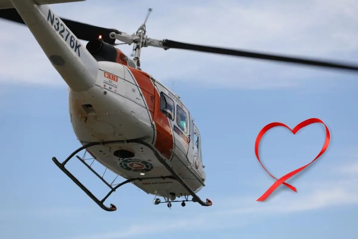 Protección Civil Nuevo León traslada un corazón para trasplante y su destino será Toluca, Estado de México. Foto: Facebook Protección Civil Nuevo León / Canva
