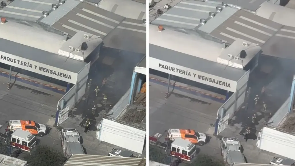 Incendio de camión estacionado moviliza cuerpos de auxilio en colonia Bellavista en Monterrey