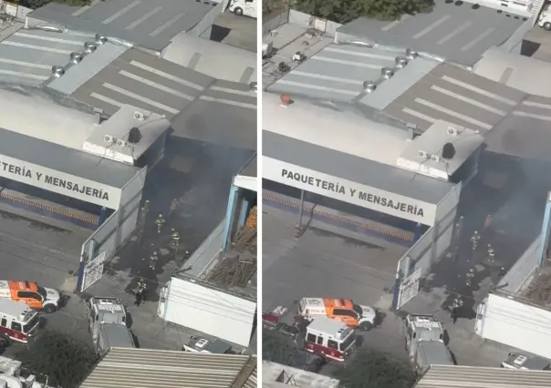 Incendio de camión estacionado moviliza cuerpos de auxilio en colonia Bellavista en Monterrey
