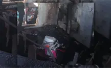 Incendio en Kanasín por un cortocircuito; rescatan a madre e hijo