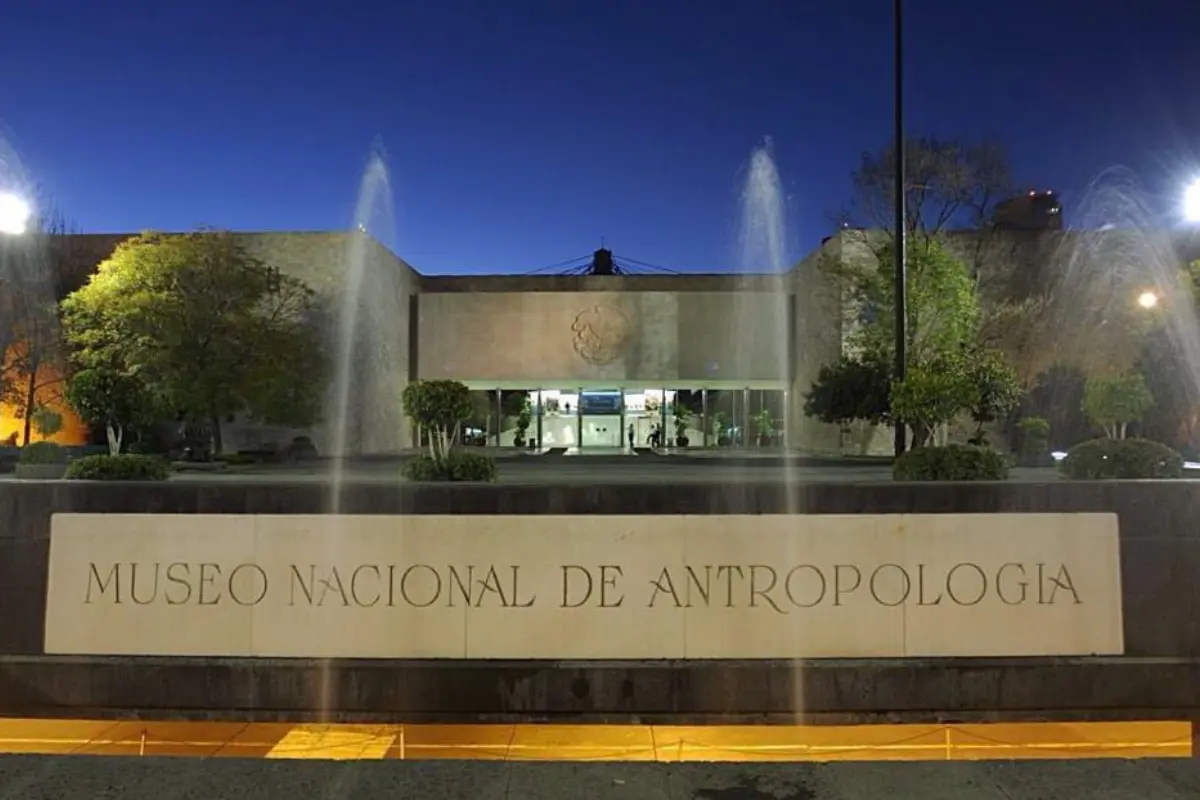 Entrada del Museo Nacional de Antropología. Foto: X @Normadedios